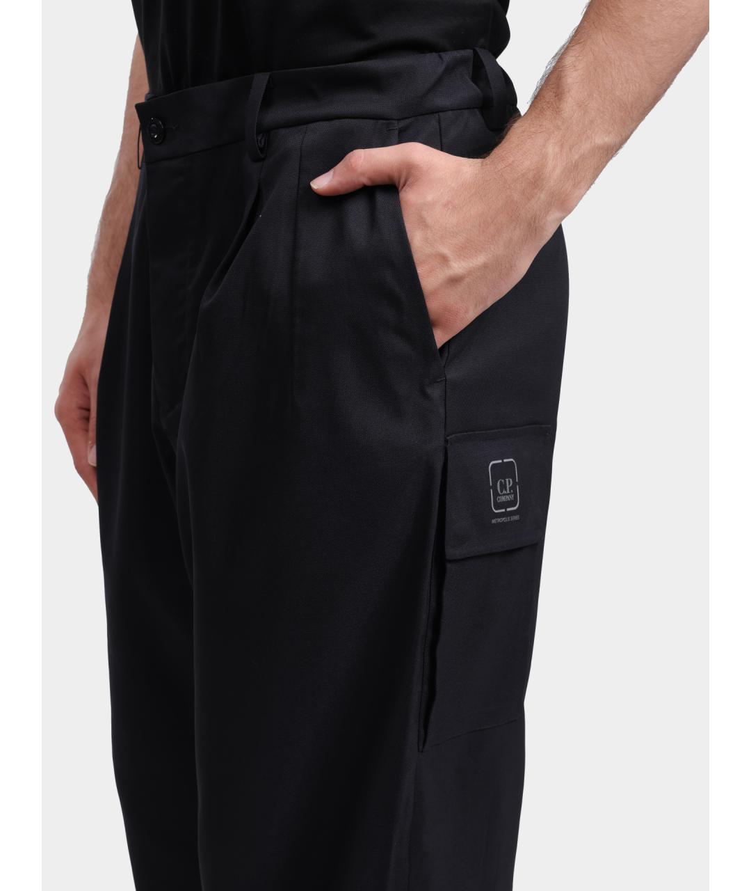 CP COMPANY Черные повседневные брюки, фото 4