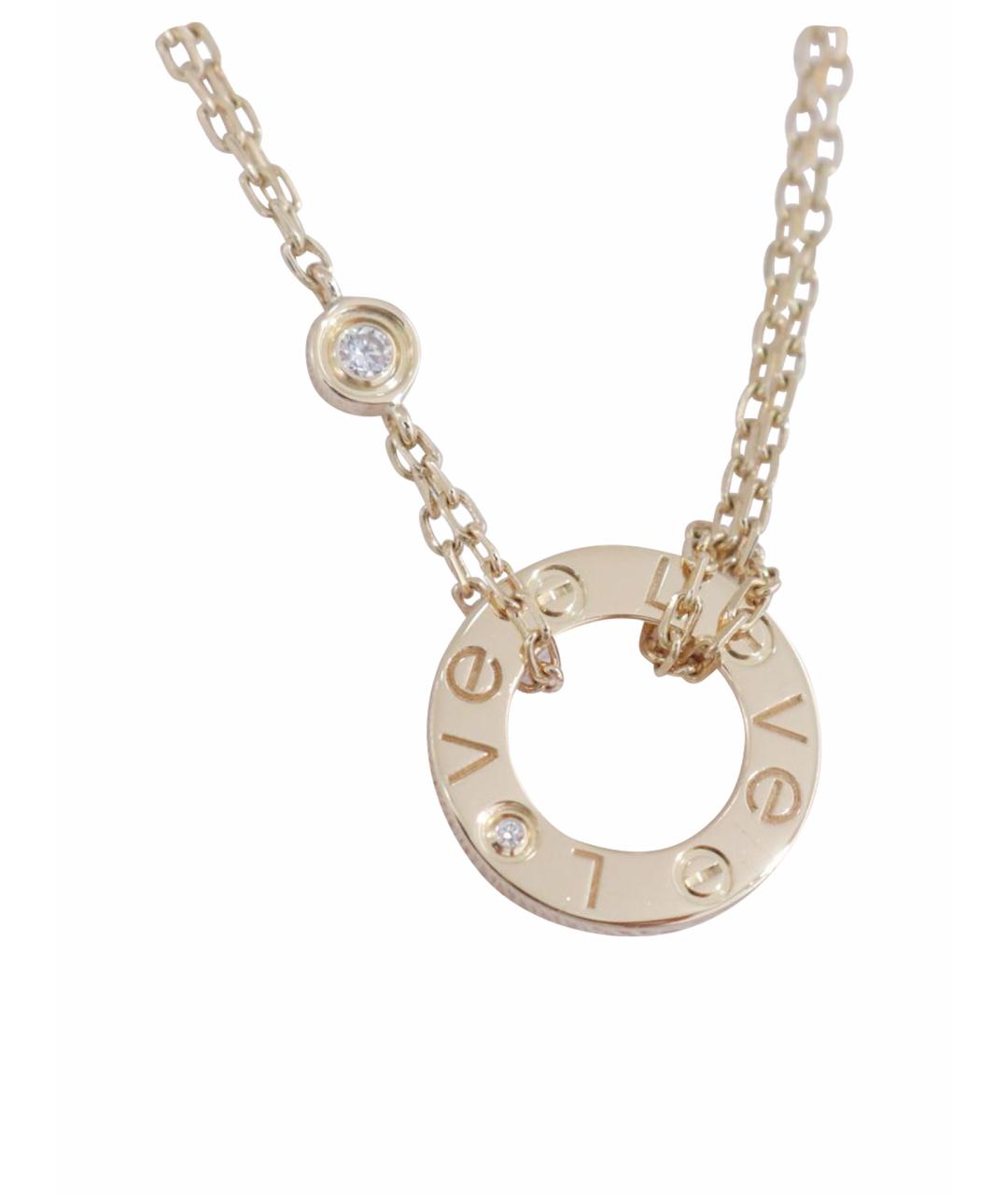 CARTIER Золотое колье из желтого золота, фото 1