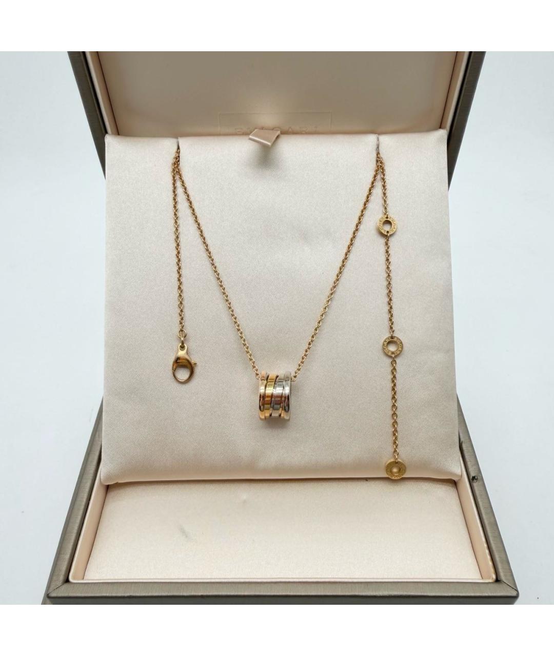 BVLGARI Золотое колье из белого золота, фото 4