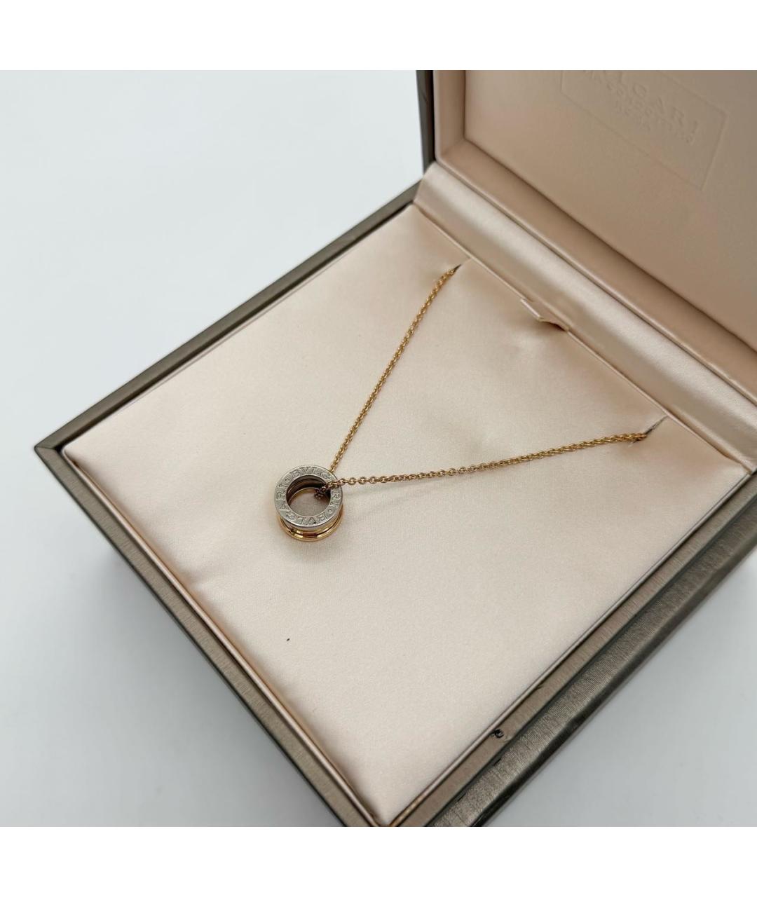 BVLGARI Золотое колье из белого золота, фото 3