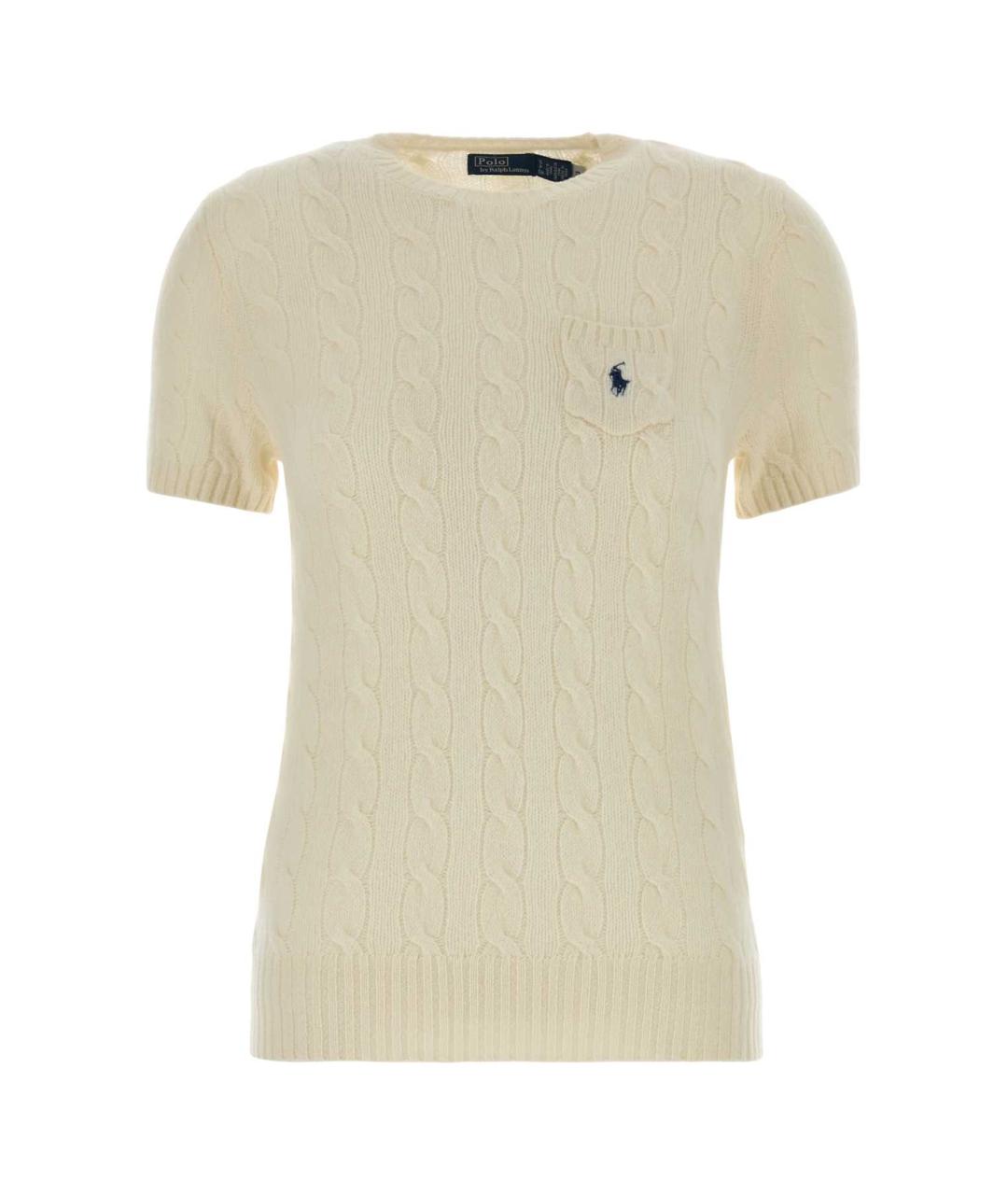 POLO RALPH LAUREN Желтый кашемировый джемпер / свитер, фото 1