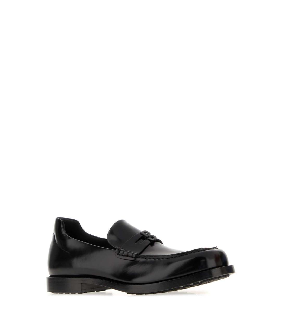 BALENCIAGA Черные кожаные лоферы, фото 2