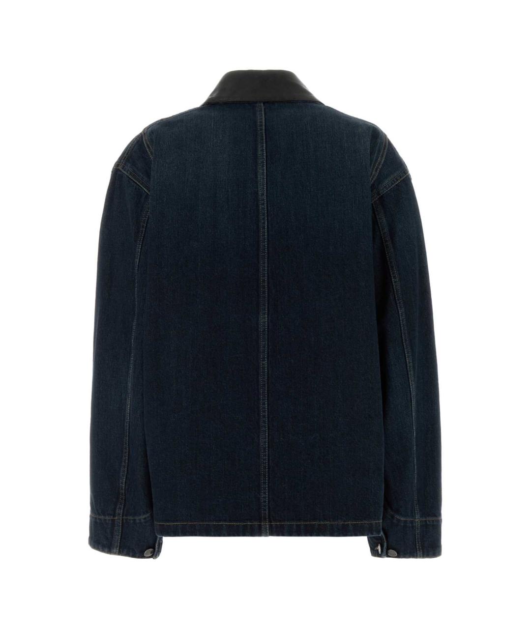 PRADA Синяя полиэстеровая куртка, фото 2