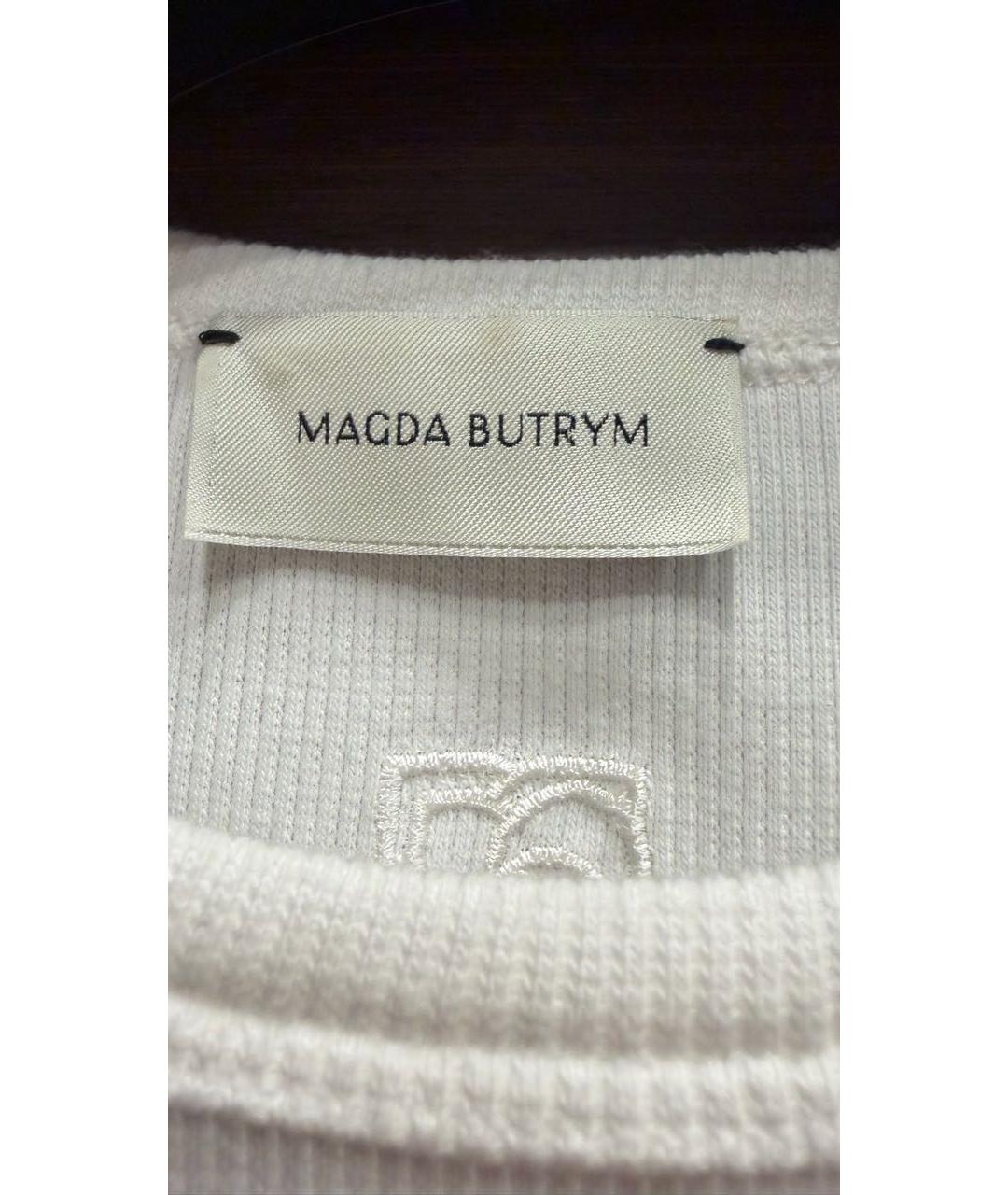 MAGDA BUTRYM Белая хлопковая майка, фото 4
