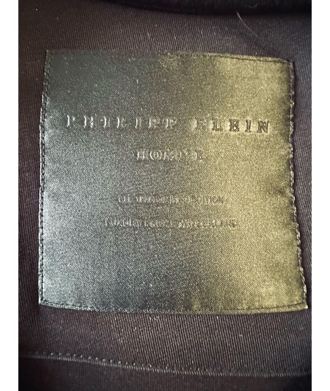 PHILIPP PLEIN Черная хлопковая футболка, фото 4