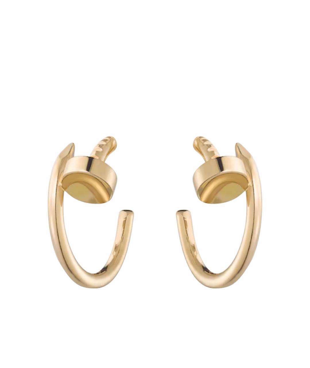 CARTIER Желтые серьги из желтого золота, фото 1