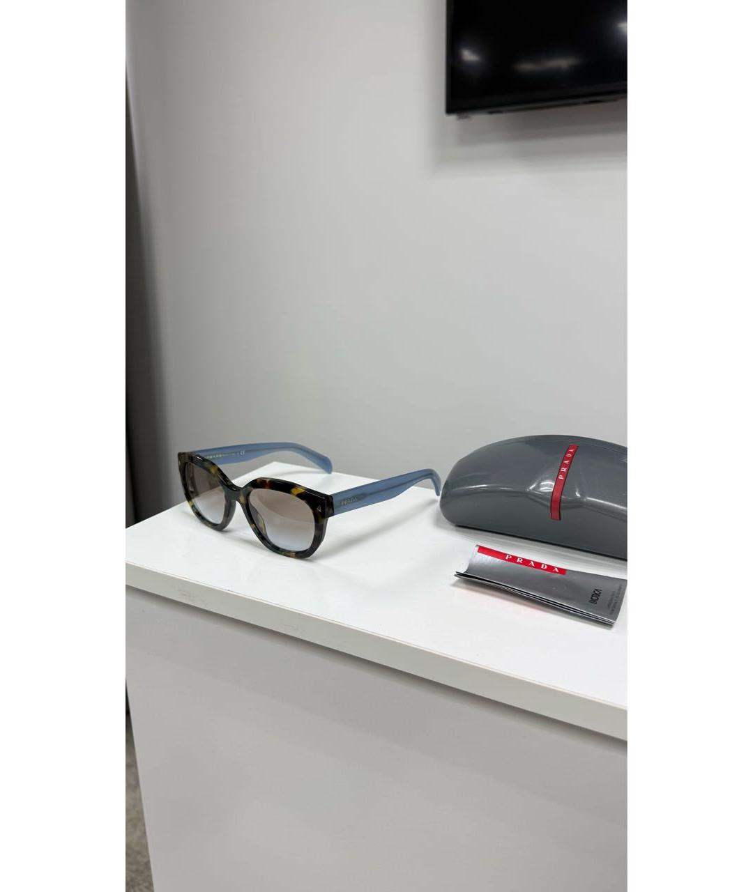 PRADA Мульти пластиковые солнцезащитные очки, фото 2