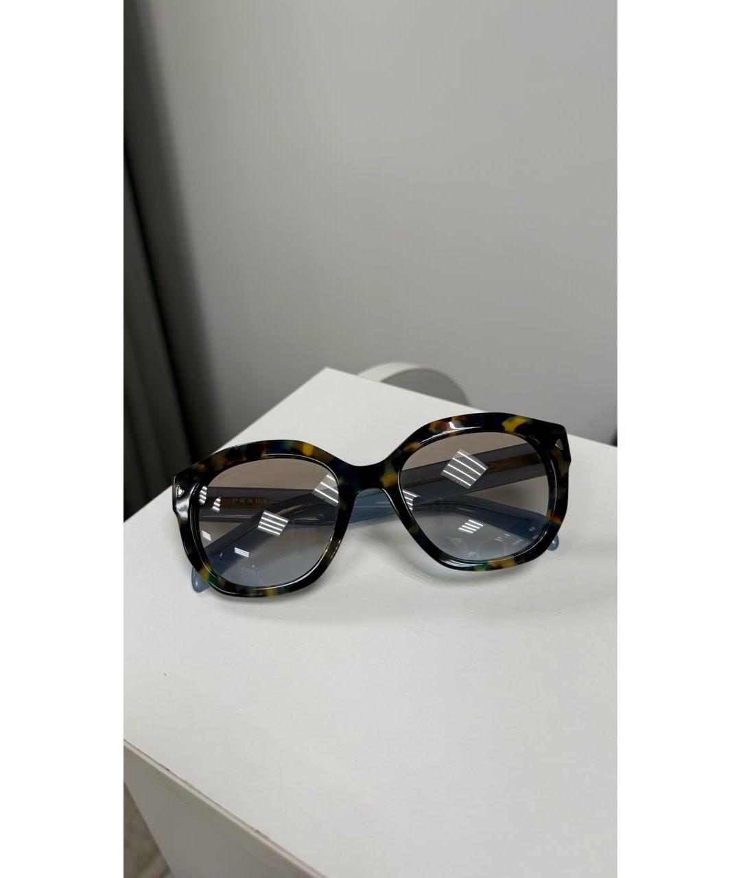 PRADA Мульти пластиковые солнцезащитные очки, фото 6