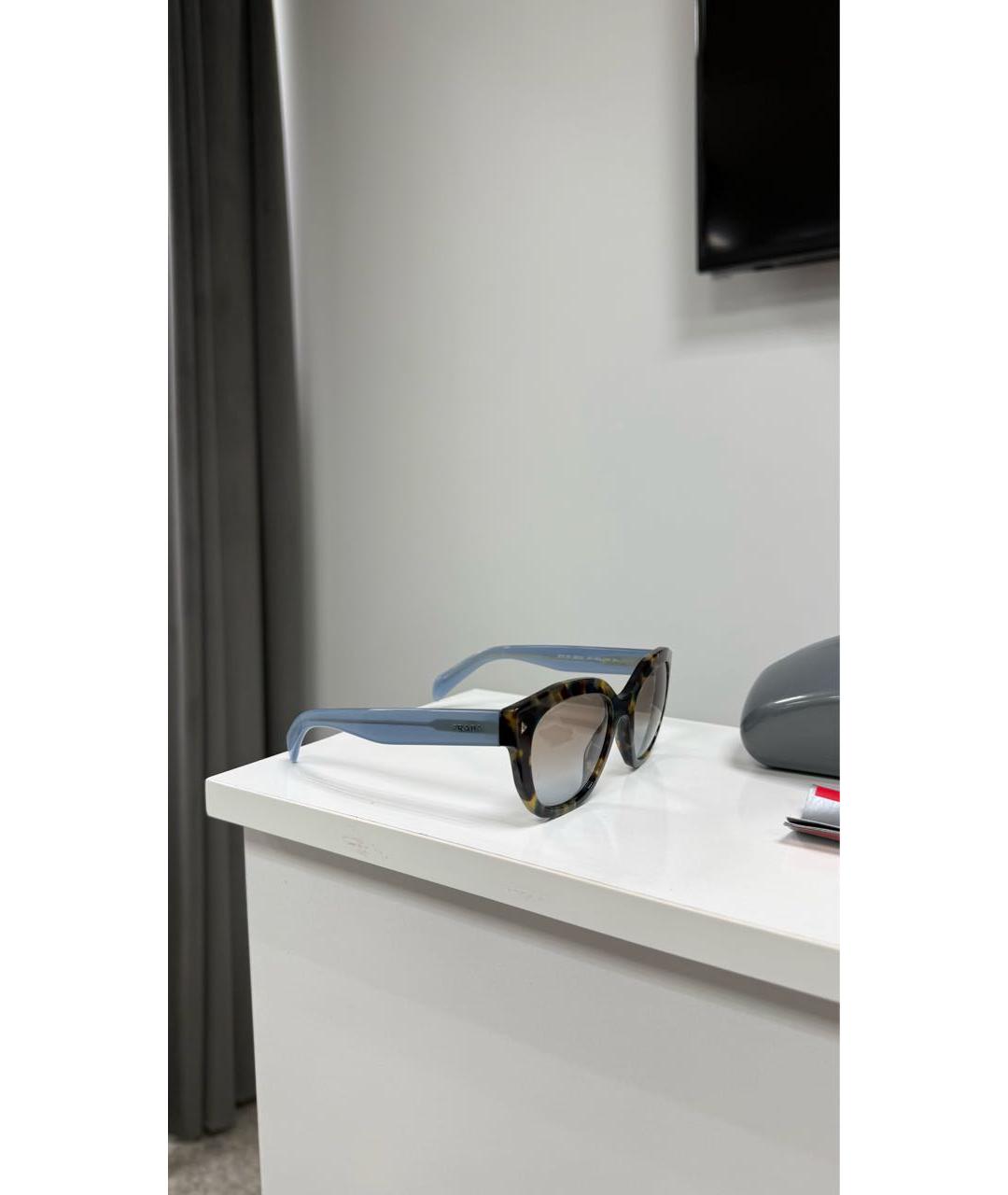 PRADA Мульти пластиковые солнцезащитные очки, фото 3