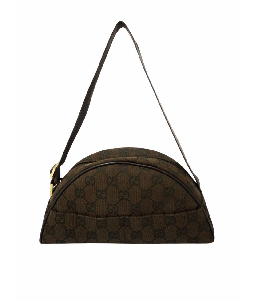 GUCCI Коричневая сумка с короткими ручками, фото 1