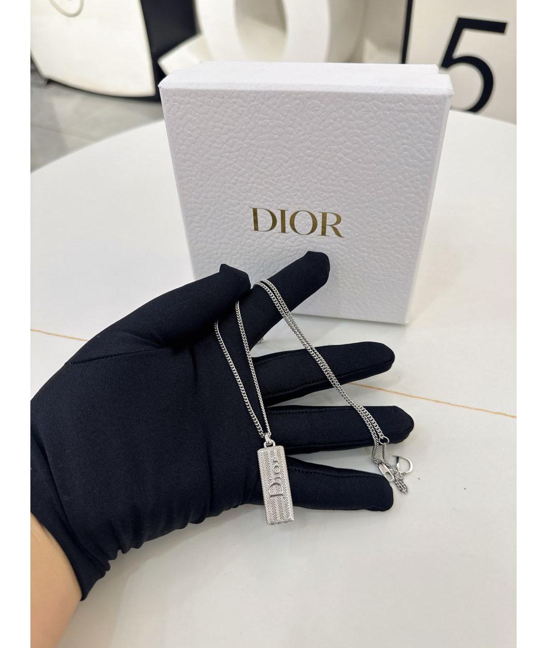 CHRISTIAN DIOR Серебряное колье, фото 4