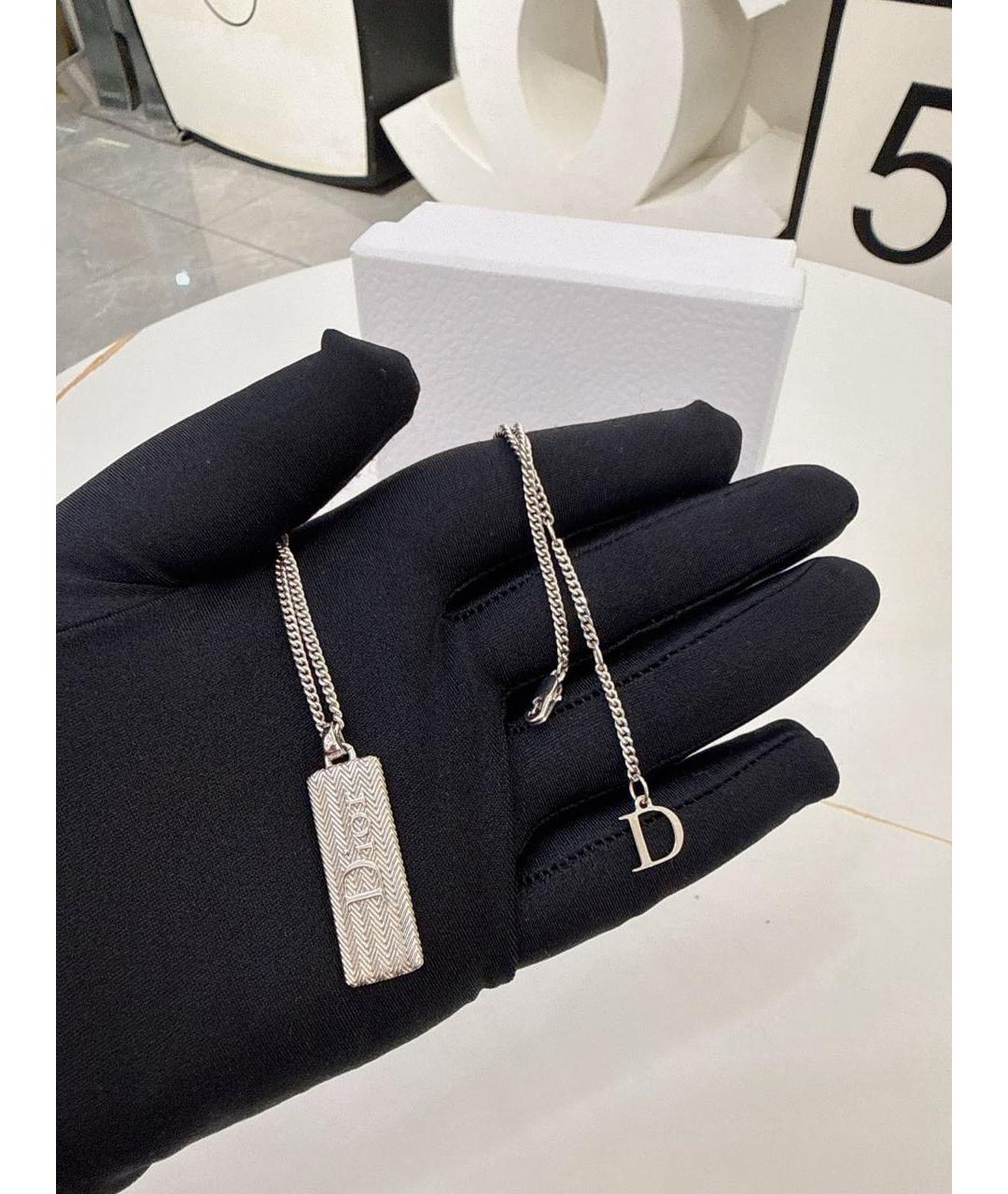 CHRISTIAN DIOR Серебряное колье, фото 2
