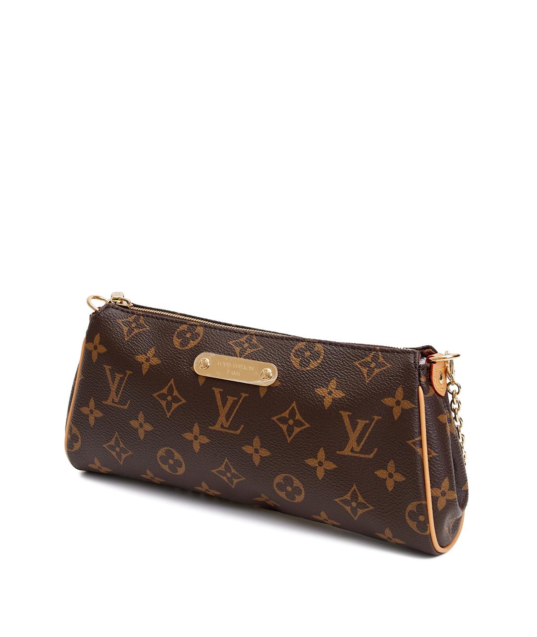 LOUIS VUITTON Коричневая кожаная сумка через плечо, фото 2
