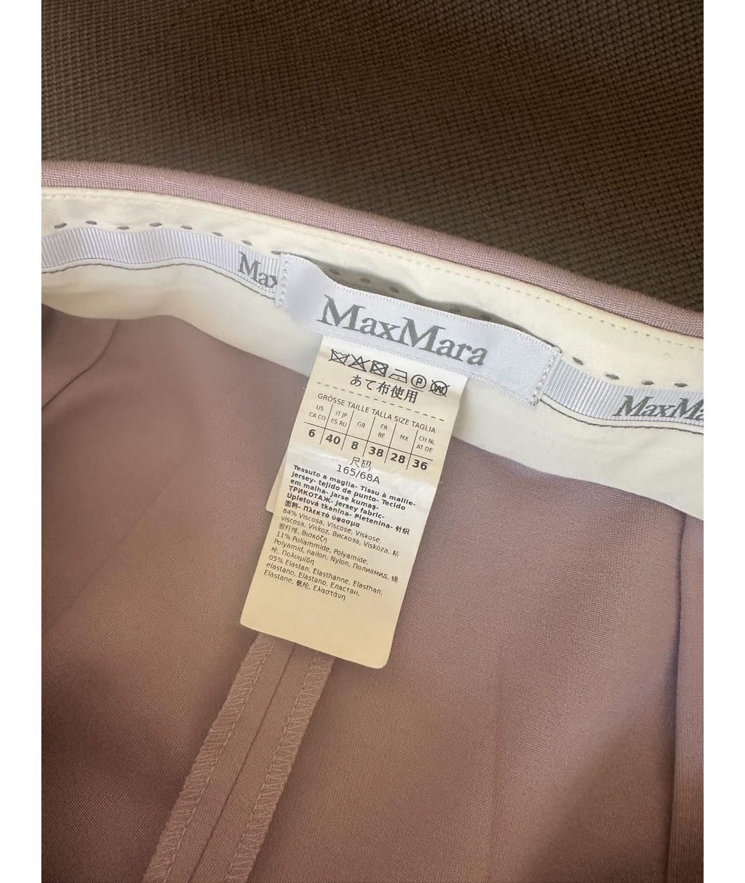 MAX MARA Вискозные прямые брюки, фото 3