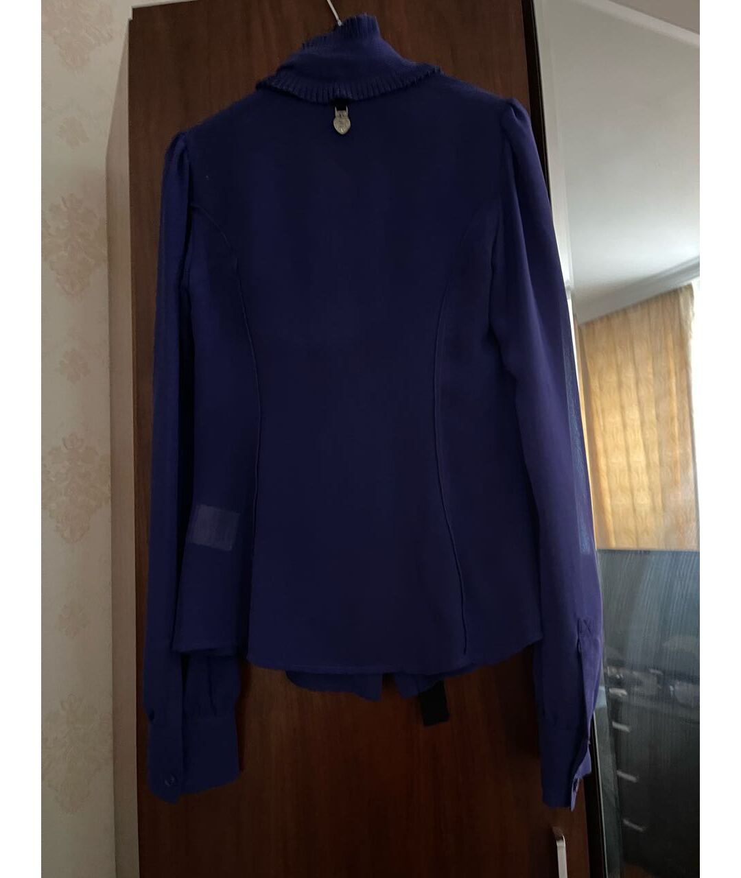 LIU JO Фиолетовая креповая рубашка, фото 3