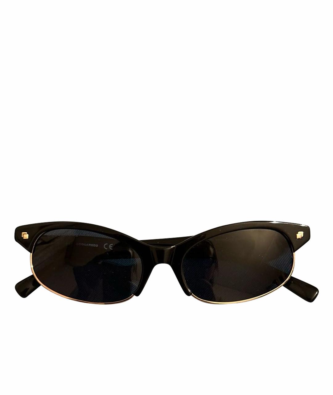 DSQUARED2 Черные пластиковые солнцезащитные очки, фото 1