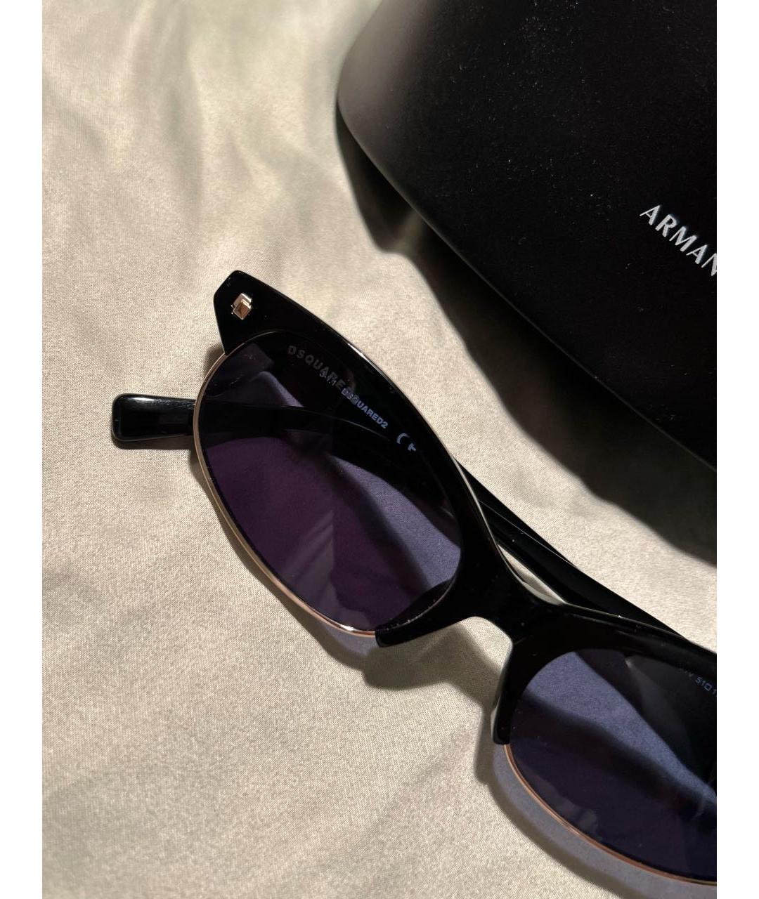 DSQUARED2 Черные пластиковые солнцезащитные очки, фото 5