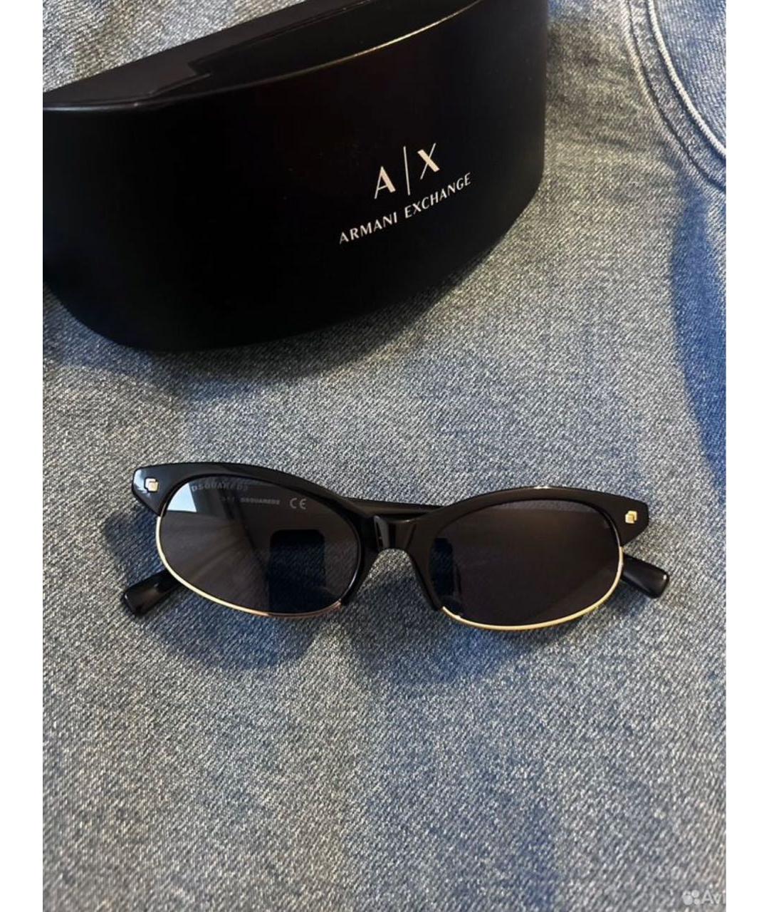 DSQUARED2 Черные пластиковые солнцезащитные очки, фото 4