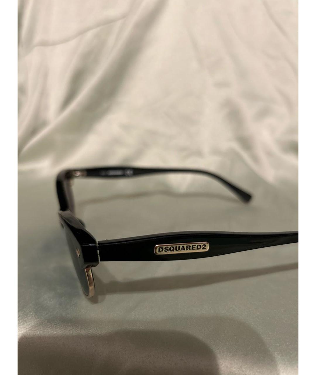 DSQUARED2 Черные пластиковые солнцезащитные очки, фото 3