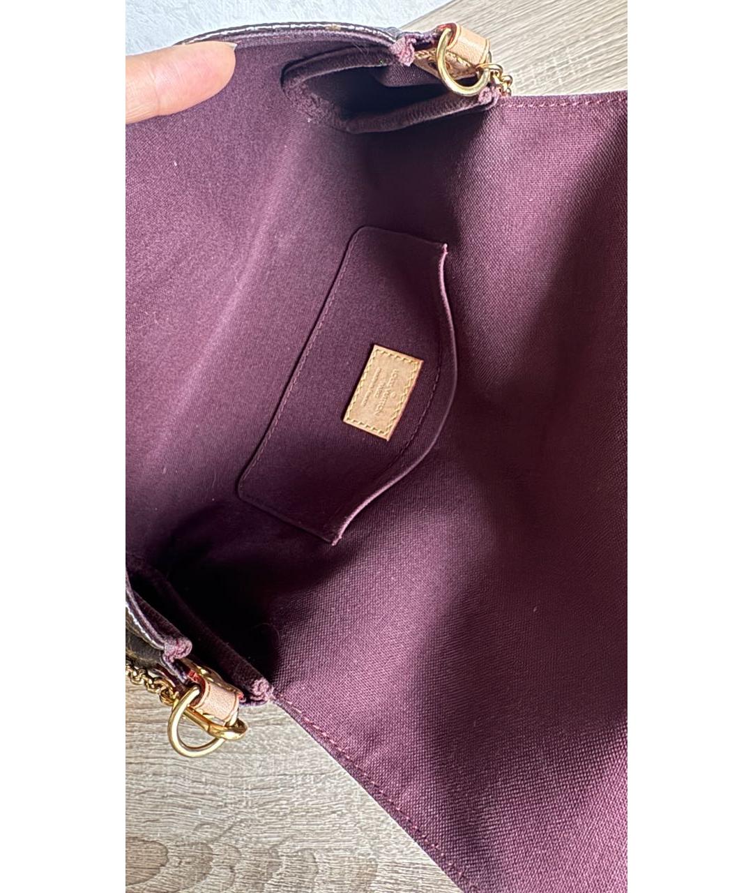 LOUIS VUITTON Коричневая сумка через плечо, фото 8