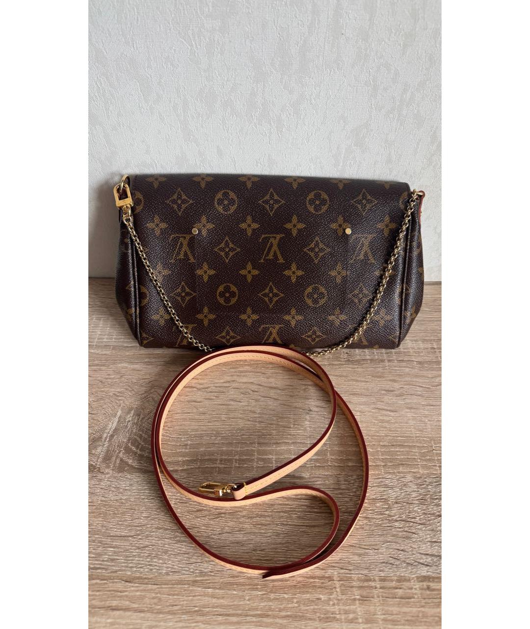 LOUIS VUITTON Коричневая сумка через плечо, фото 2