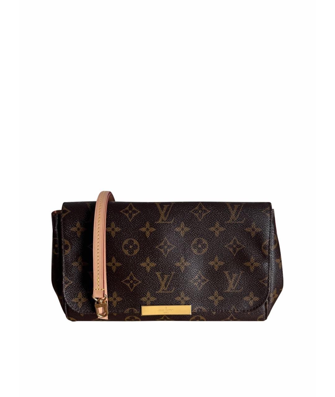 LOUIS VUITTON Коричневая сумка через плечо, фото 1
