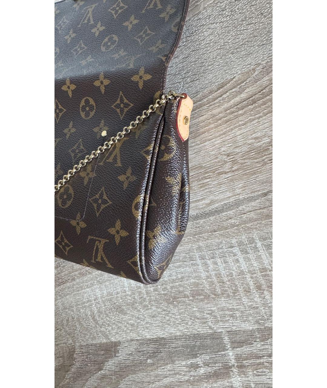 LOUIS VUITTON Коричневая сумка через плечо, фото 6