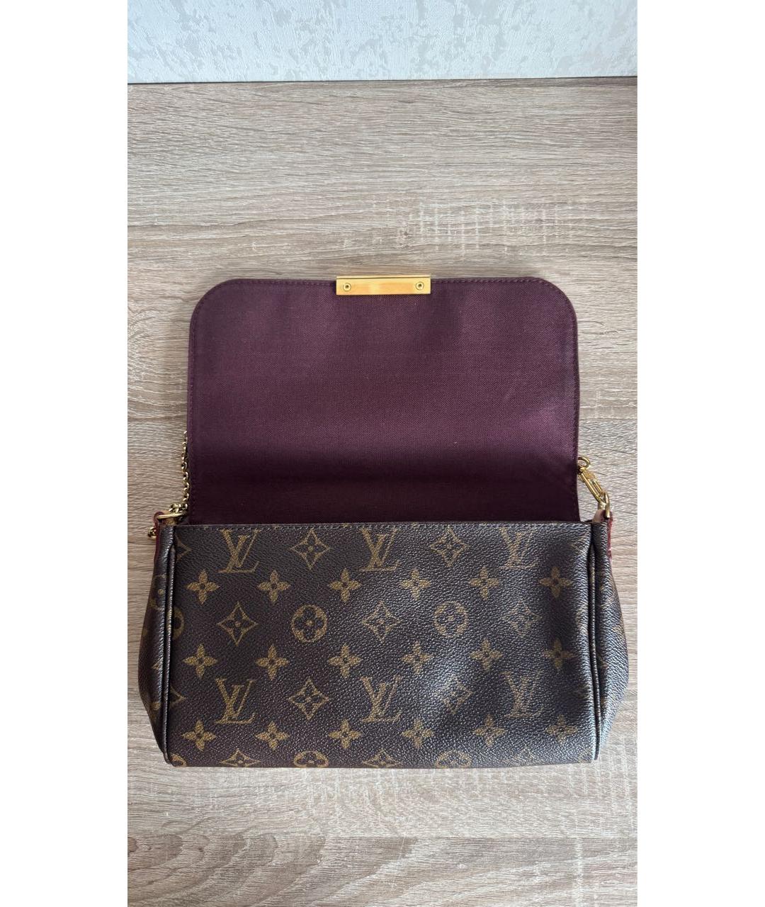 LOUIS VUITTON Коричневая сумка через плечо, фото 3