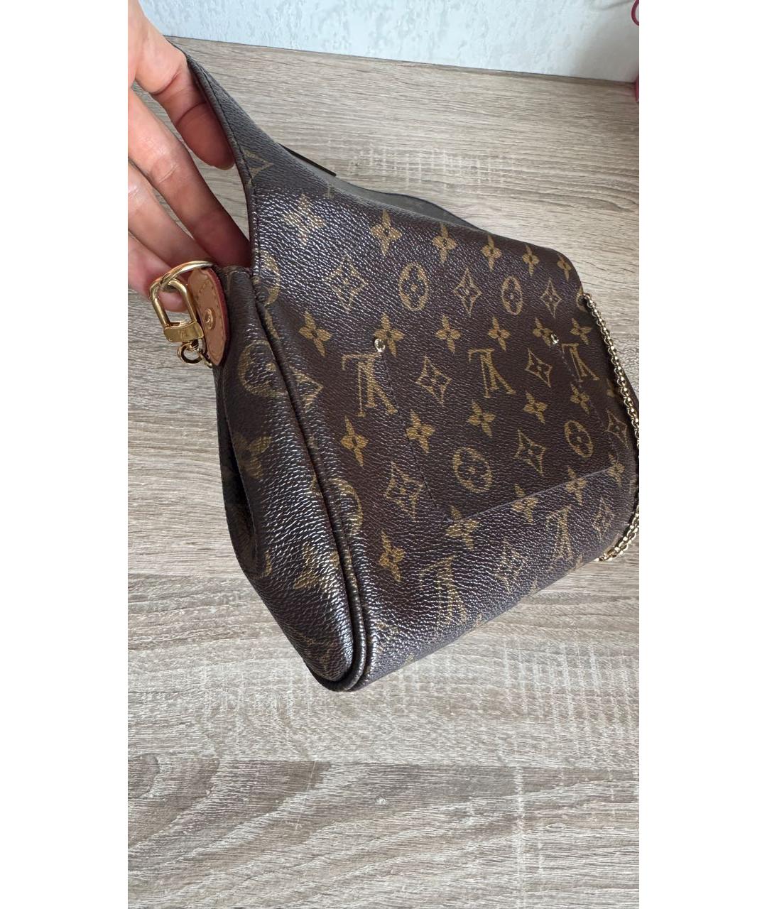 LOUIS VUITTON Коричневая сумка через плечо, фото 7