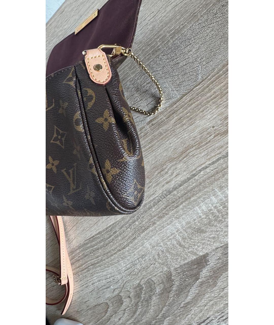 LOUIS VUITTON Коричневая сумка через плечо, фото 4
