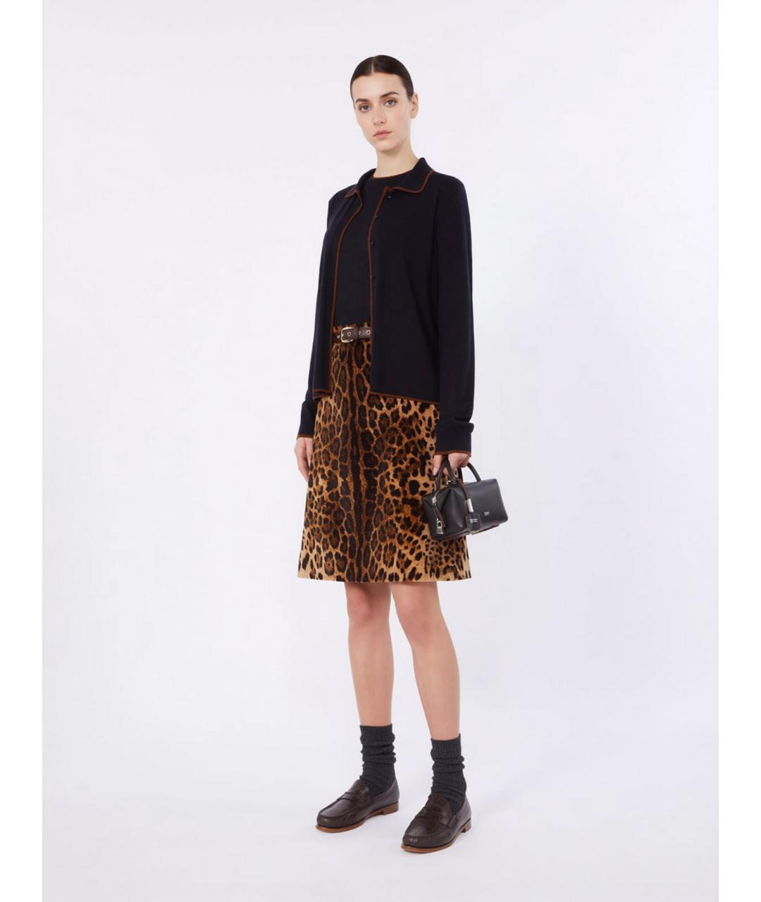 MAX MARA STUDIO Мульти хлопковая юбка миди, фото 2