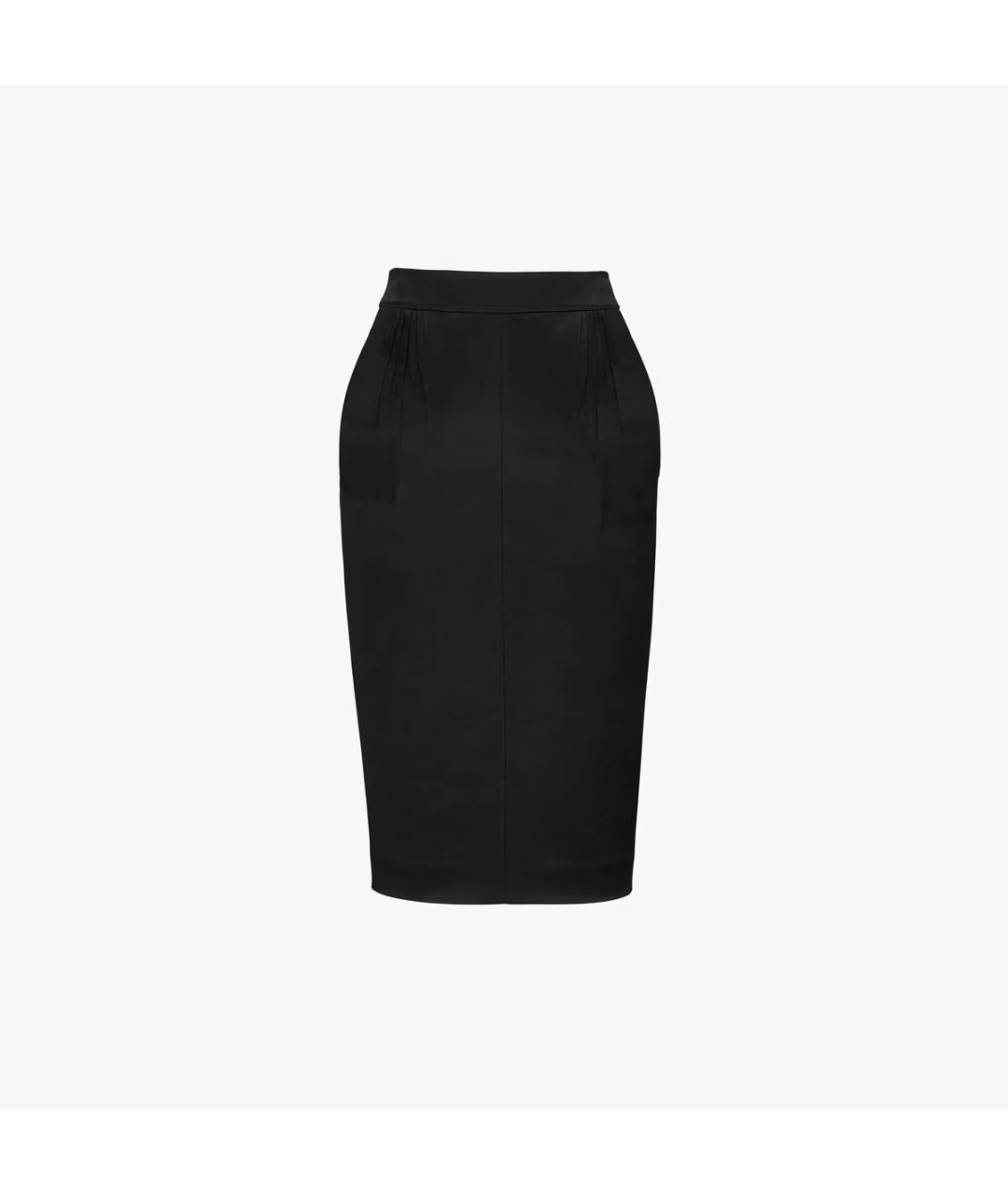 SAINT LAURENT Черный вискозный костюм с юбками, фото 2
