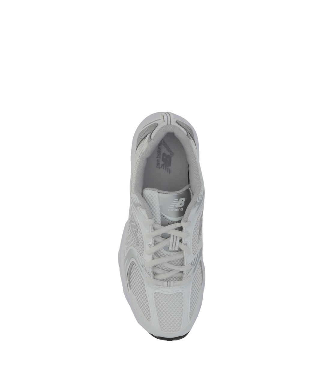 NEW BALANCE Белые синтетические низкие кроссовки / кеды, фото 4