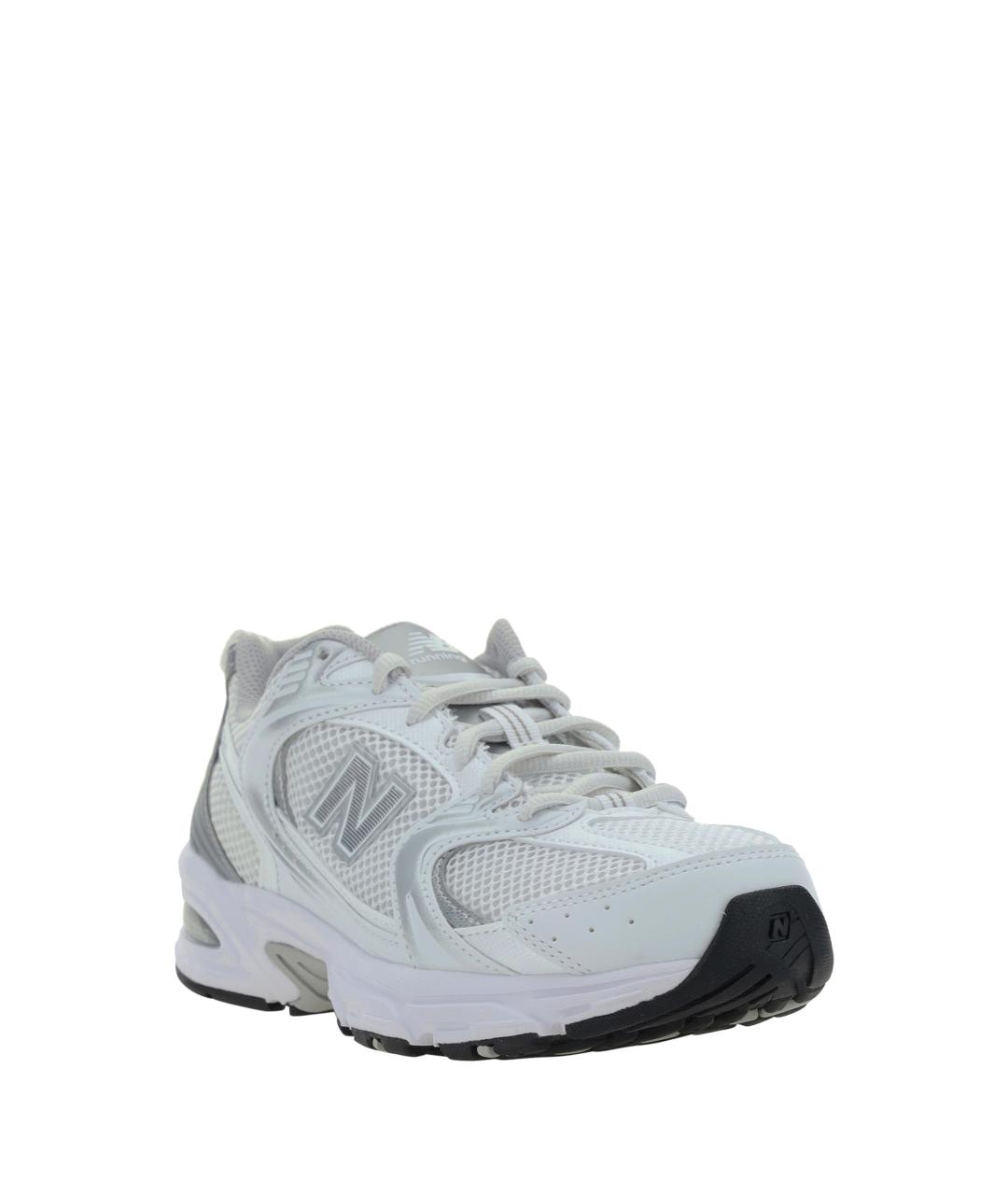 NEW BALANCE Белые синтетические низкие кроссовки / кеды, фото 2