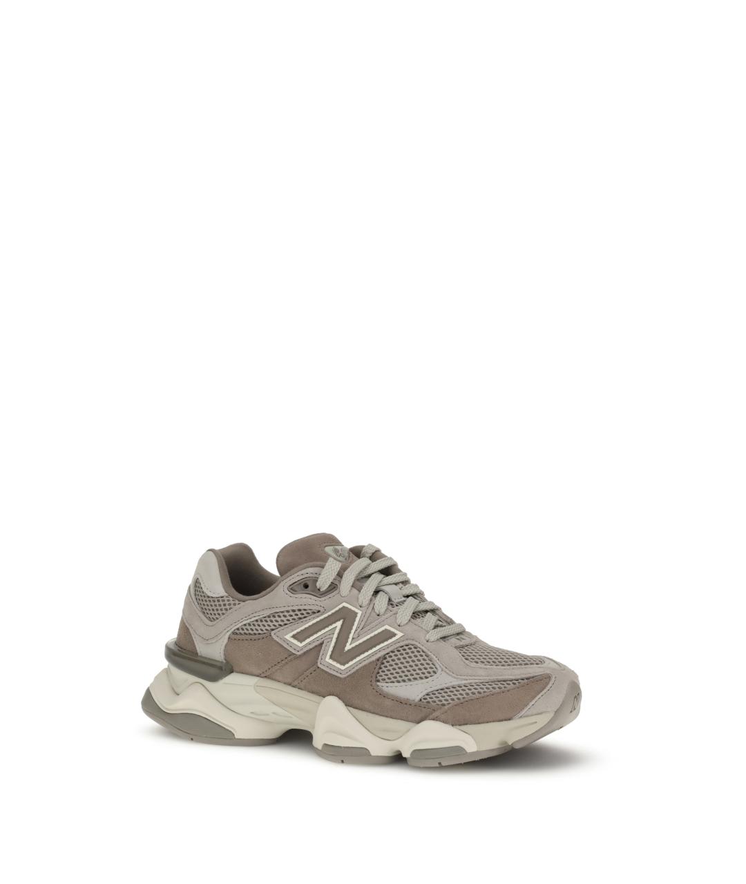 NEW BALANCE Бежевые текстильные низкие кроссовки / кеды, фото 2