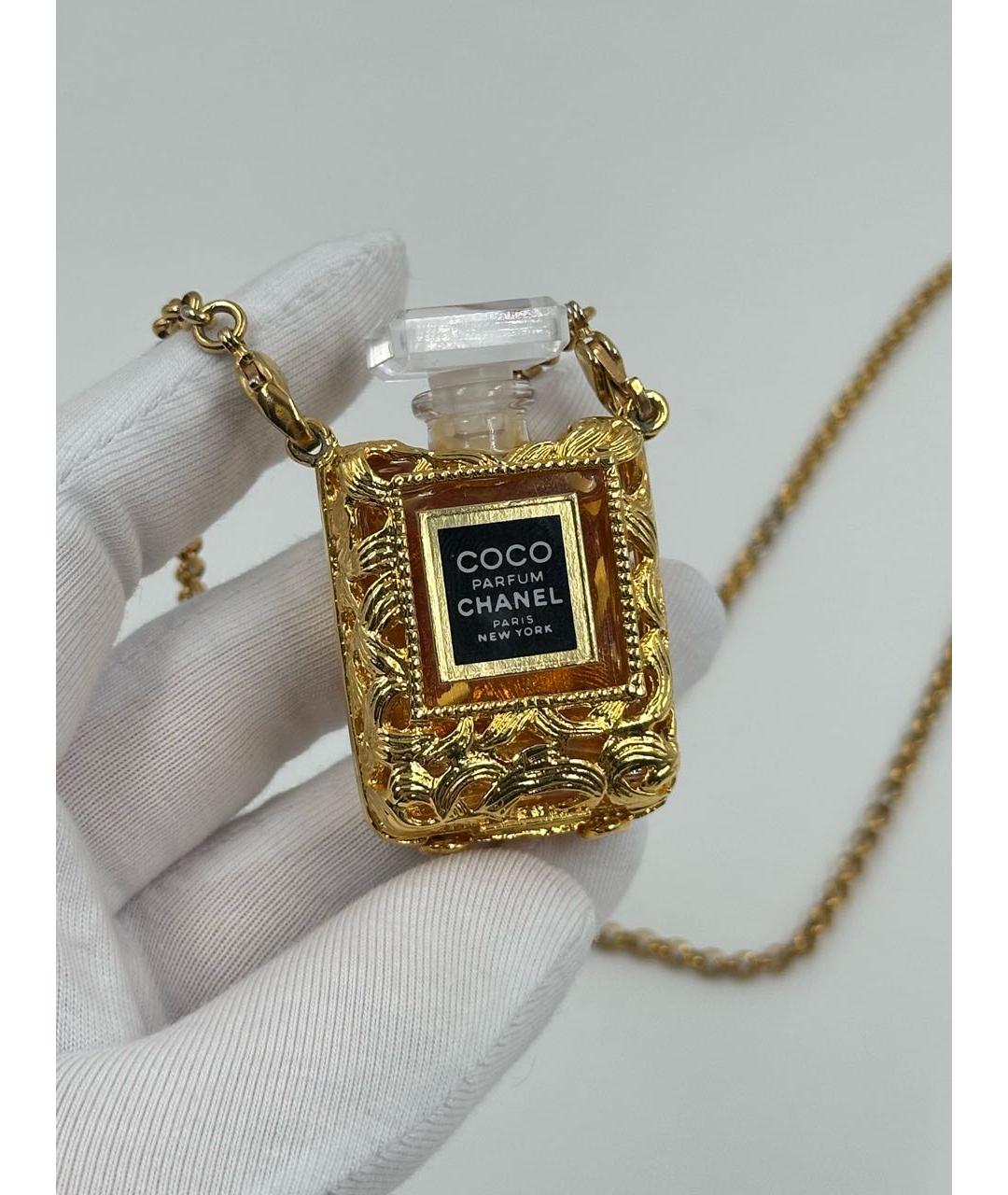 CHANEL Золотое позолоченное колье, фото 4