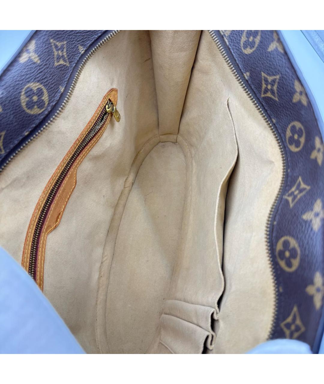 LOUIS VUITTON Коричневая кожаная сумка тоут, фото 5
