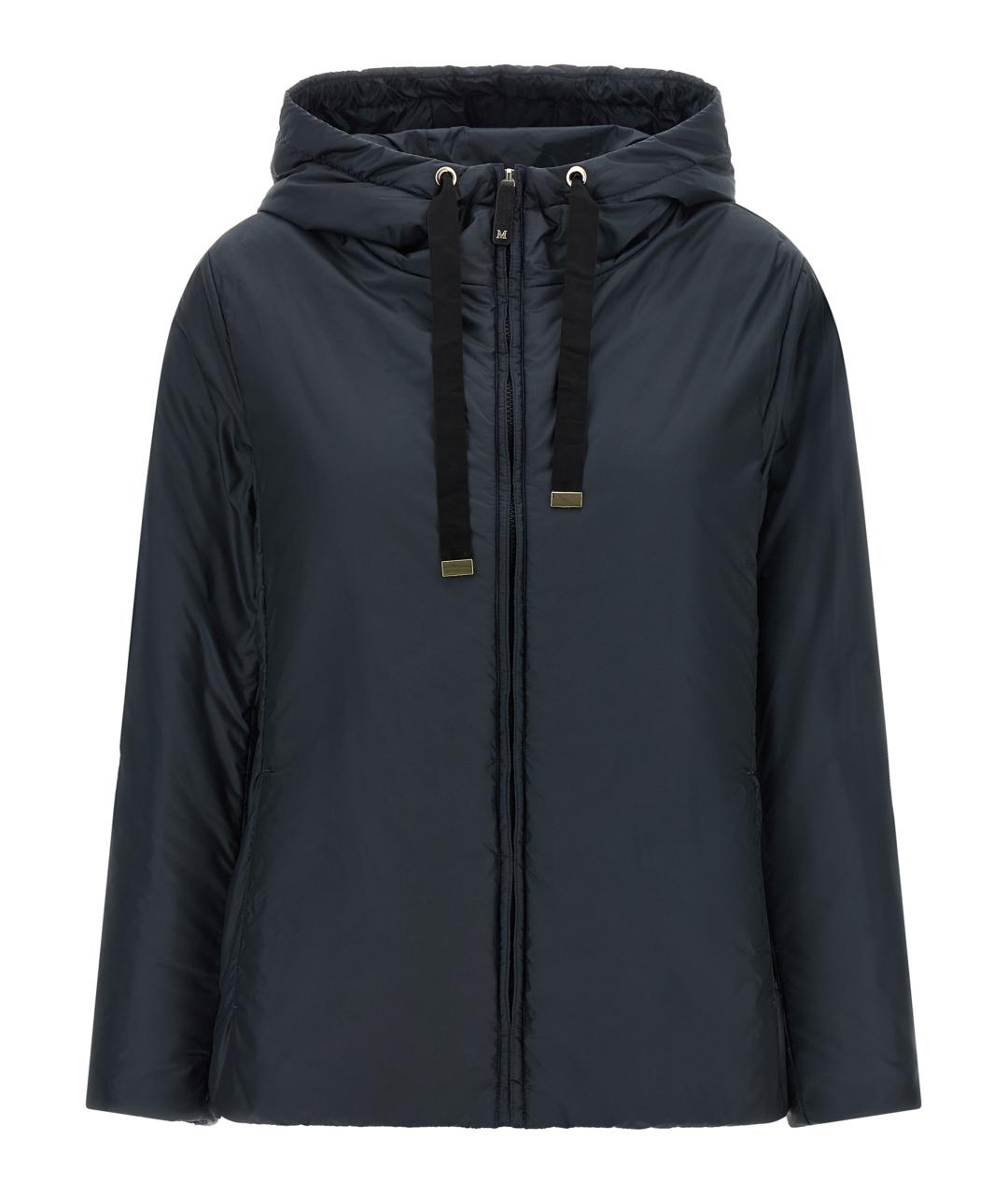 MAX MARA Синяя полиэстеровая куртка, фото 1