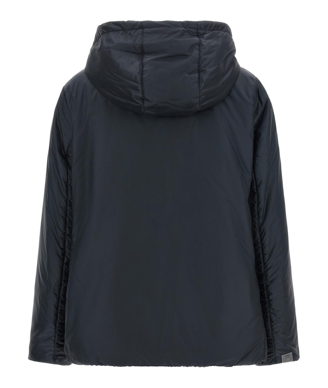MAX MARA Синяя полиэстеровая куртка, фото 2