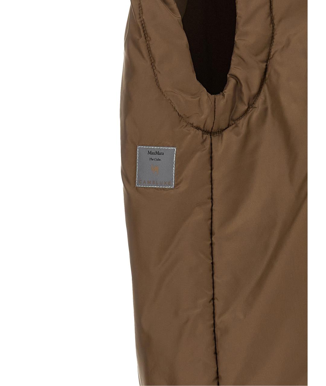 MAX MARA Коричневая полиэстеровая жилетка, фото 4