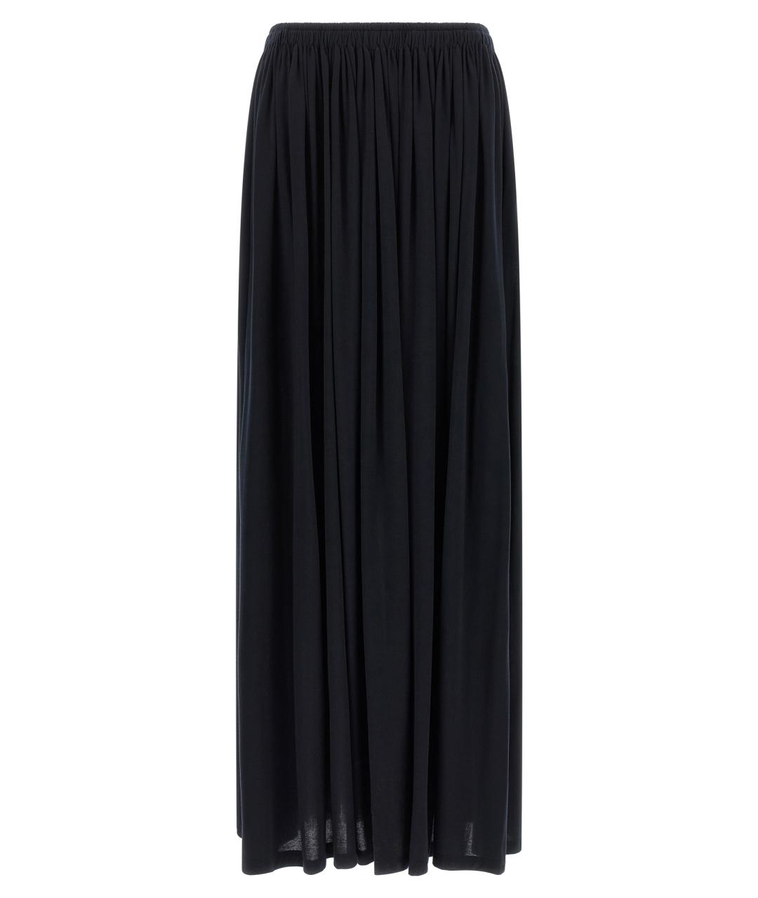 MAX MARA Синяя лиоцелл юбка макси, фото 1