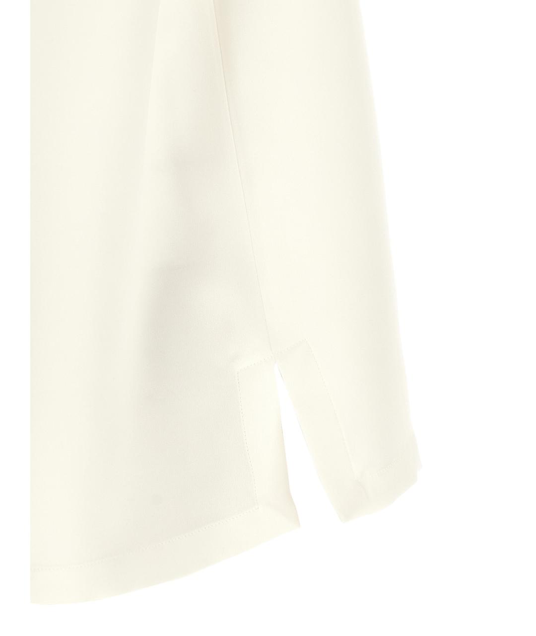 MAX MARA Белая шелковая блузы, фото 4