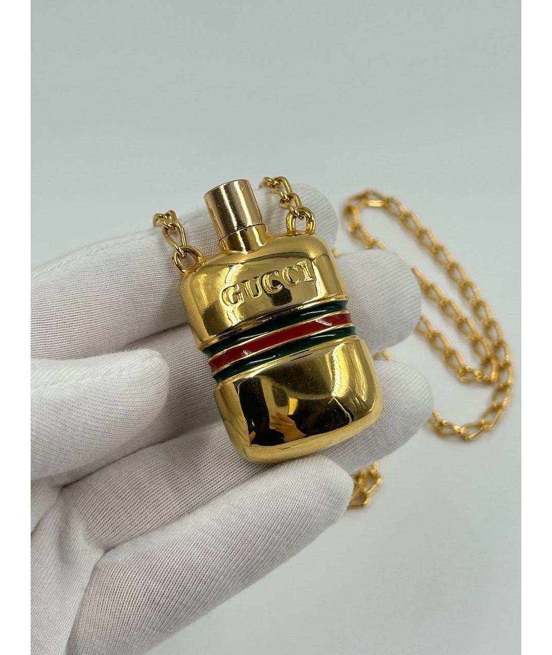 GUCCI Золотой позолоченный кулон, фото 4