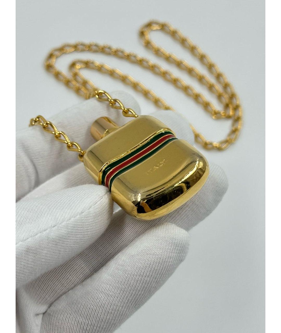 GUCCI Золотой позолоченный кулон, фото 6