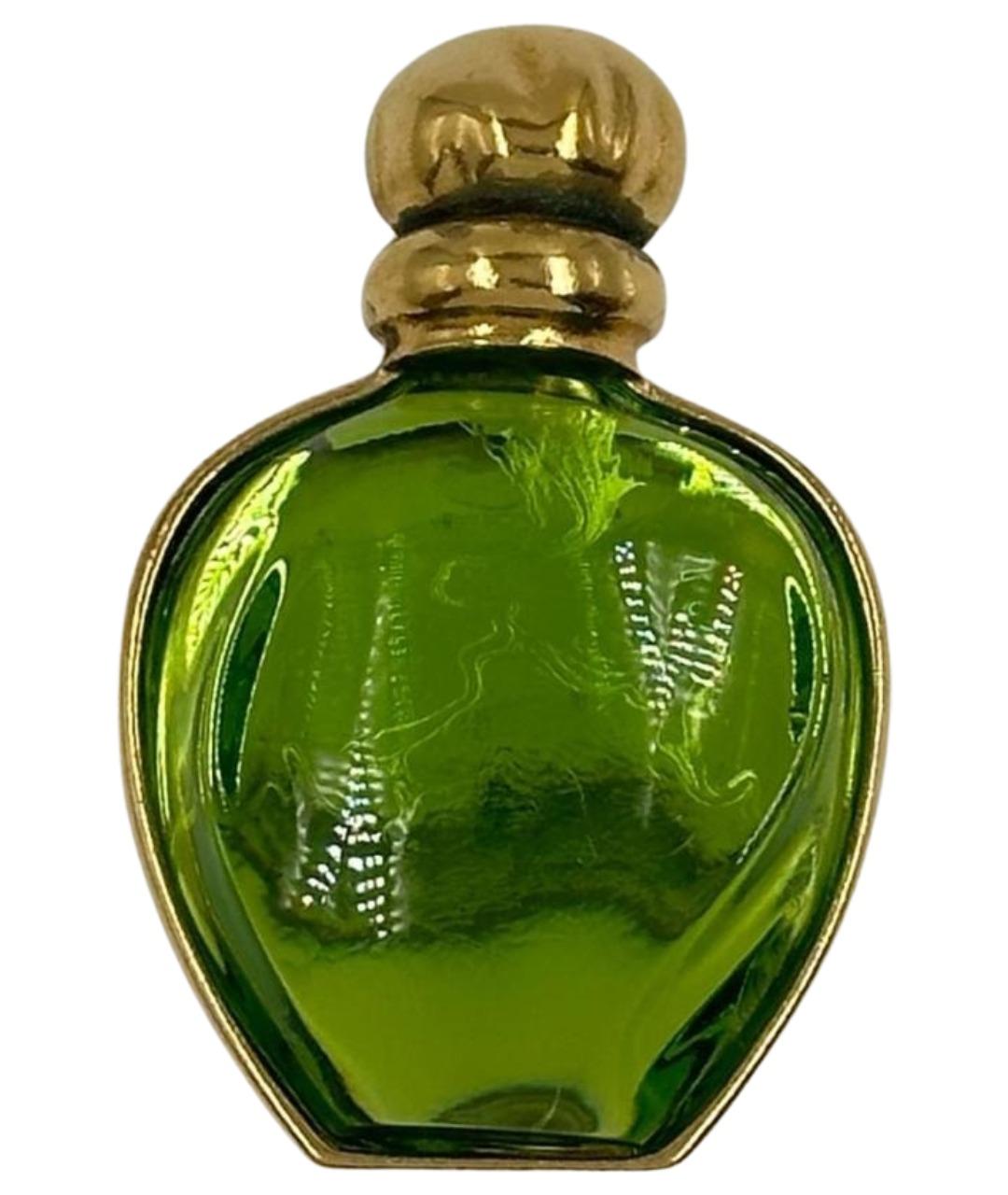 CHRISTIAN DIOR Зеленая пластиковая булавка / брошь, фото 1
