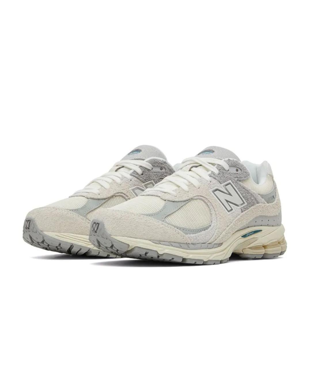 NEW BALANCE Белые замшевые низкие кроссовки / кеды, фото 2