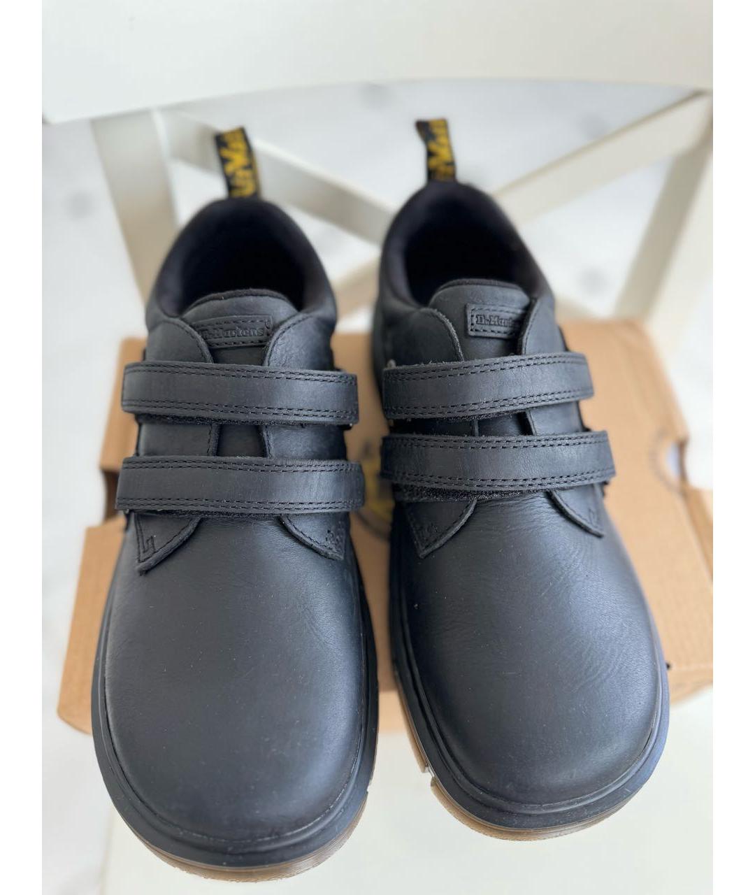 DR. MARTENS Черные кожаные кеды, фото 2