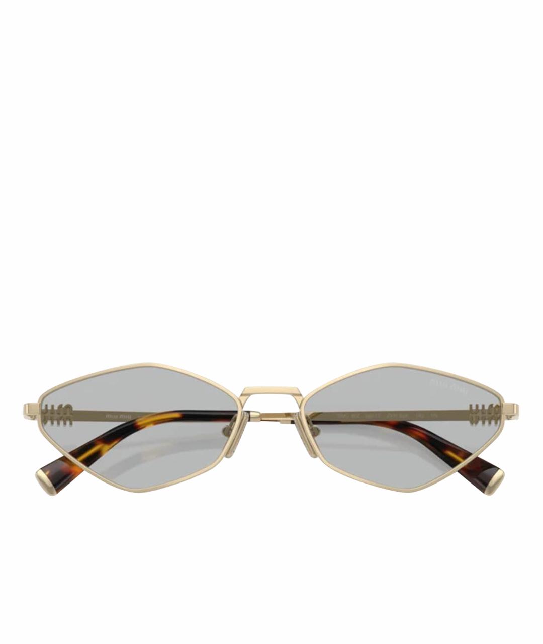 MIU MIU Металлические солнцезащитные очки, фото 1