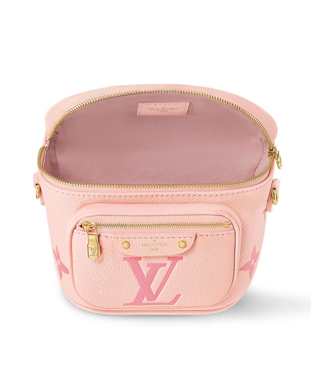LOUIS VUITTON Розовая кожаная сумка через плечо, фото 4