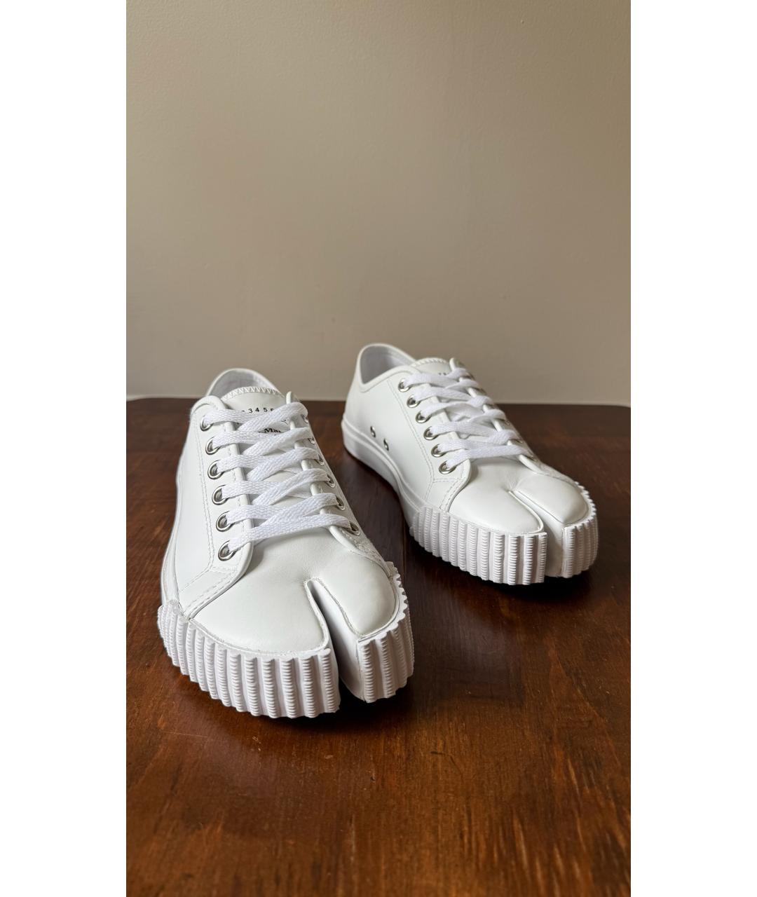 MAISON MARGIELA Белые кеды, фото 8